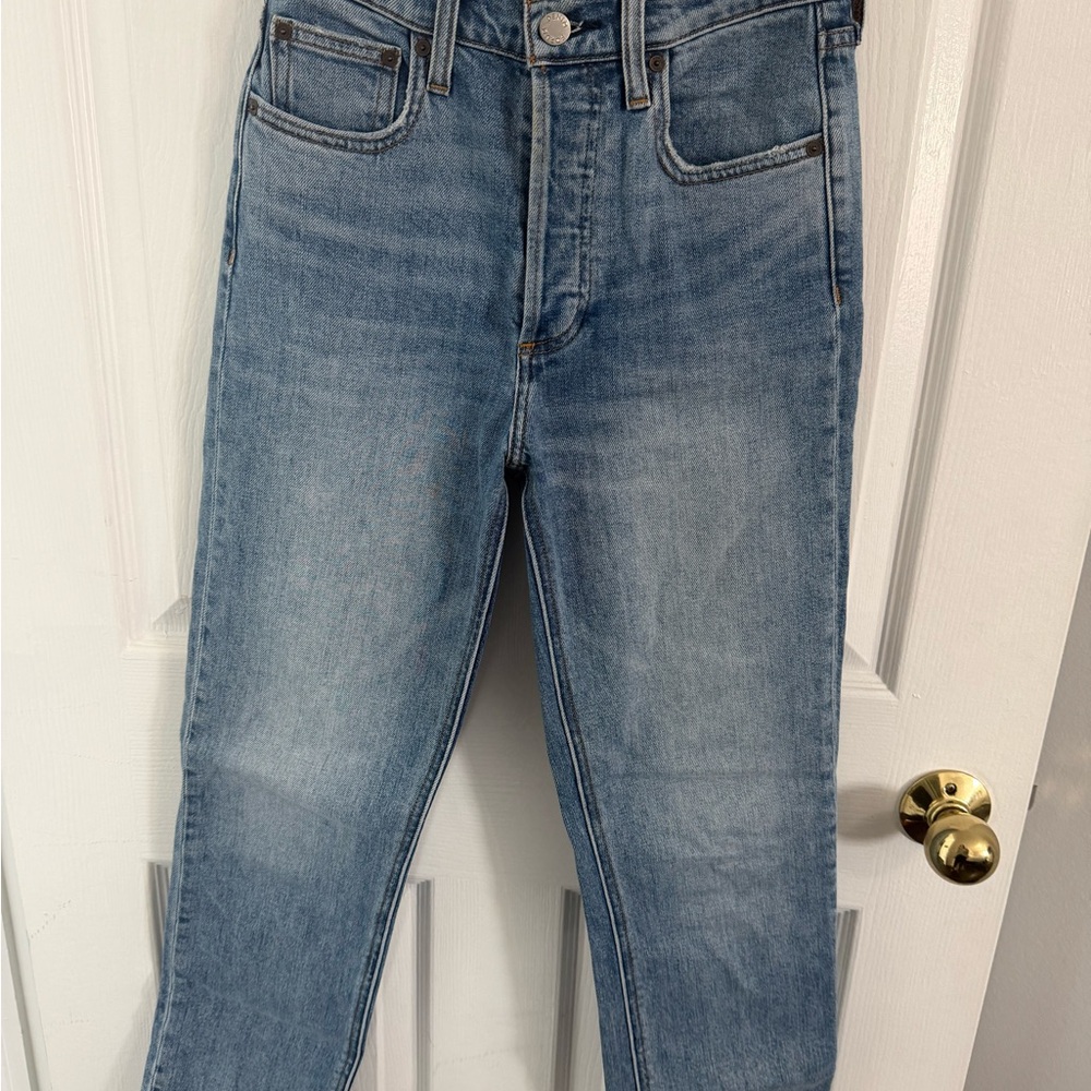 Denim Forum Light Blue Straight Jeans